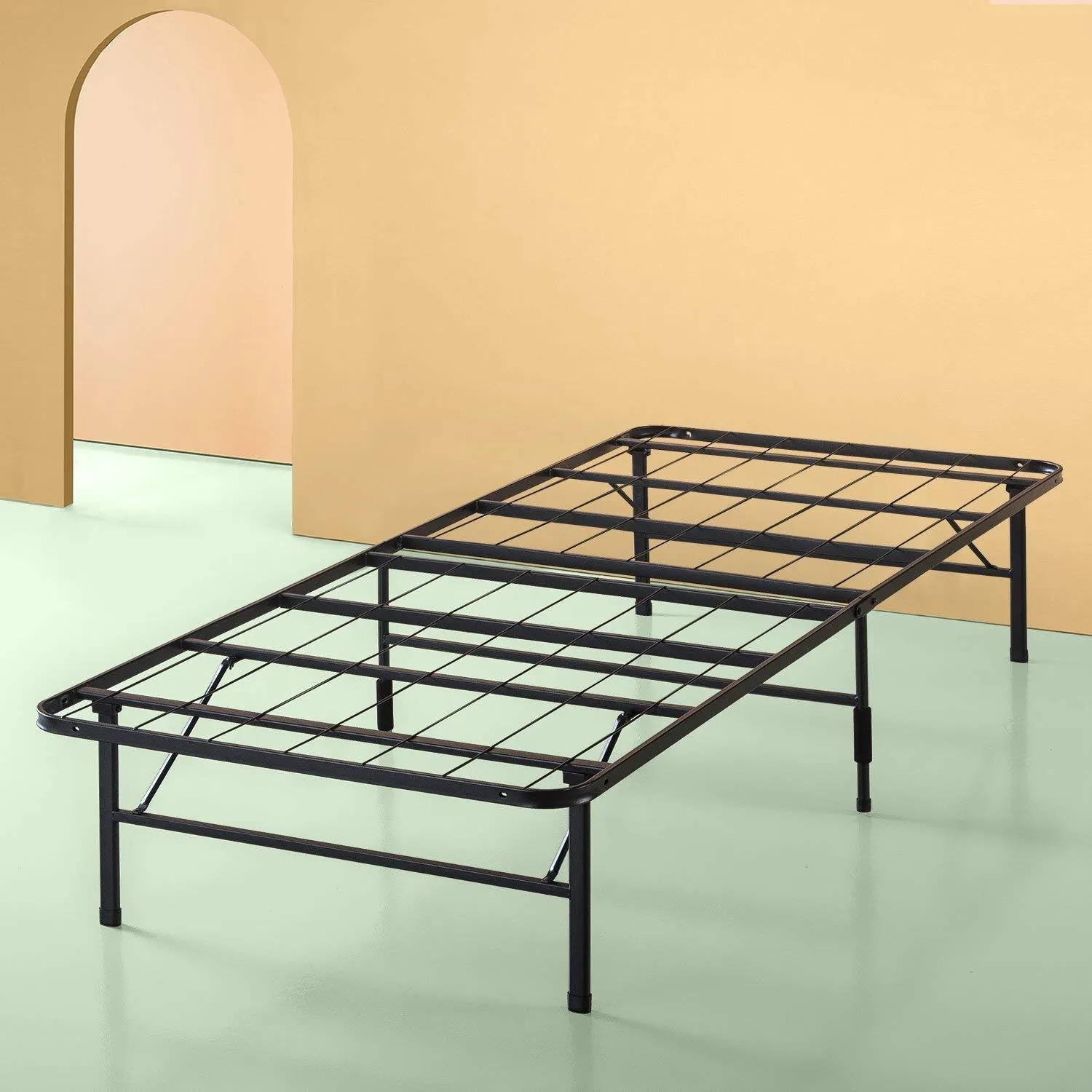 Zinus SmartBase Easy On/Easy Off Bed Skirt for 14 Inch SmartBase Mattress Foundation, Full